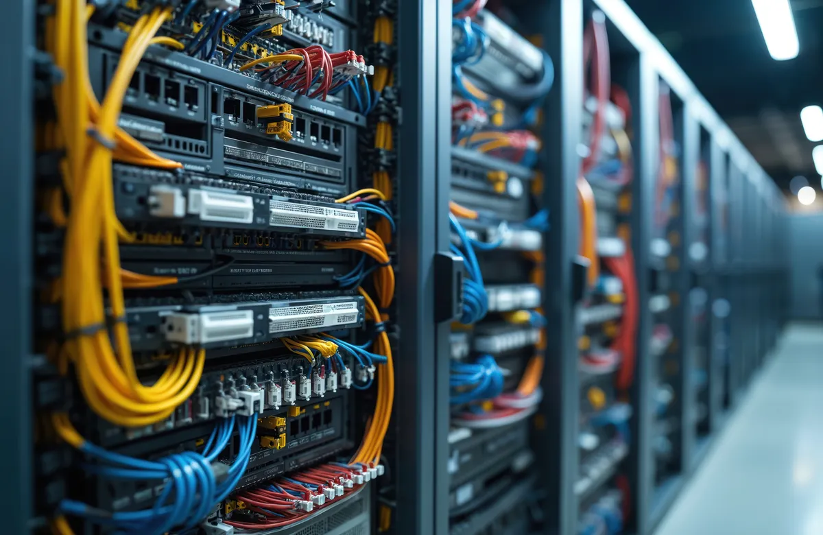 Telecommunications equipment rack with dense cable management